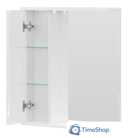  Volna Шкаф с зеркалом Joli 50 L (белый) - Изображение №2 — Интернет-магазин Time-Shop