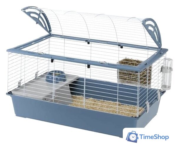 Клетка Ferplast Casita 100 (синий) 57066170 - Изображение №1 — Интернет-магазин Time-Shop