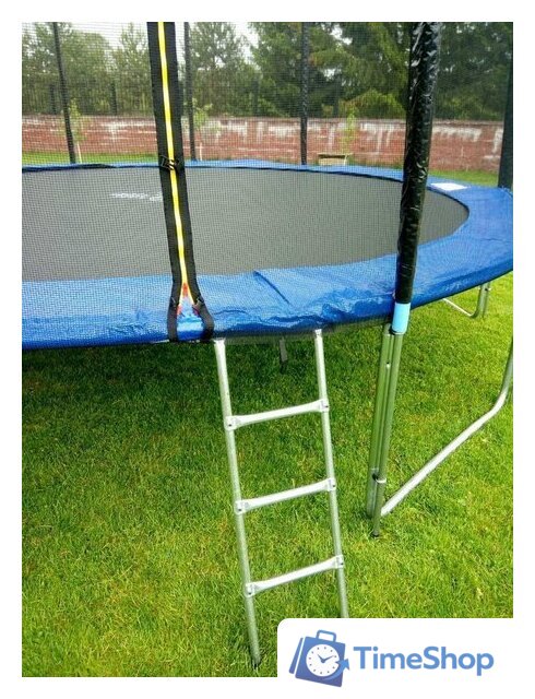 Батут Atlas Sport 312 см - 10ft Pro (3 ноги, внешняя сетка, синий) - Изображение №6 — Интернет-магазин Time-Shop