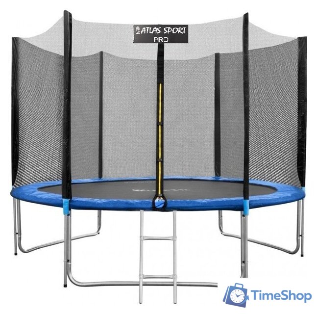 Батут Atlas Sport 312 см - 10ft Pro (3 ноги, внешняя сетка, синий) - Изображение №1 — Интернет-магазин Time-Shop