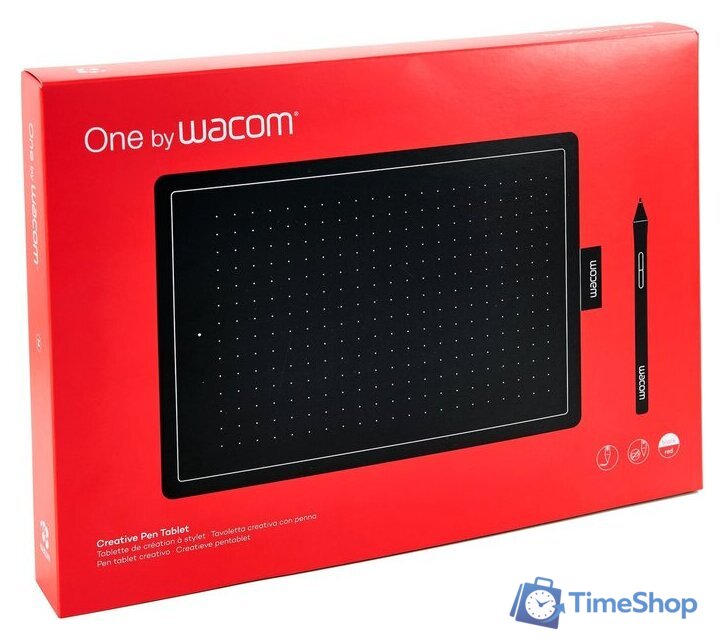 Графический планшет Wacom One by Wacom CTL-672 (средний размер) - Изображение №4 — Интернет-магазин Time-Shop