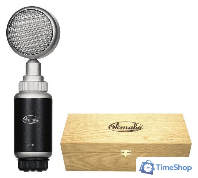 Проводной микрофон Октава МК-115 (с футляром, черный) - Изображение №1 — Интернет-магазин Time-Shop