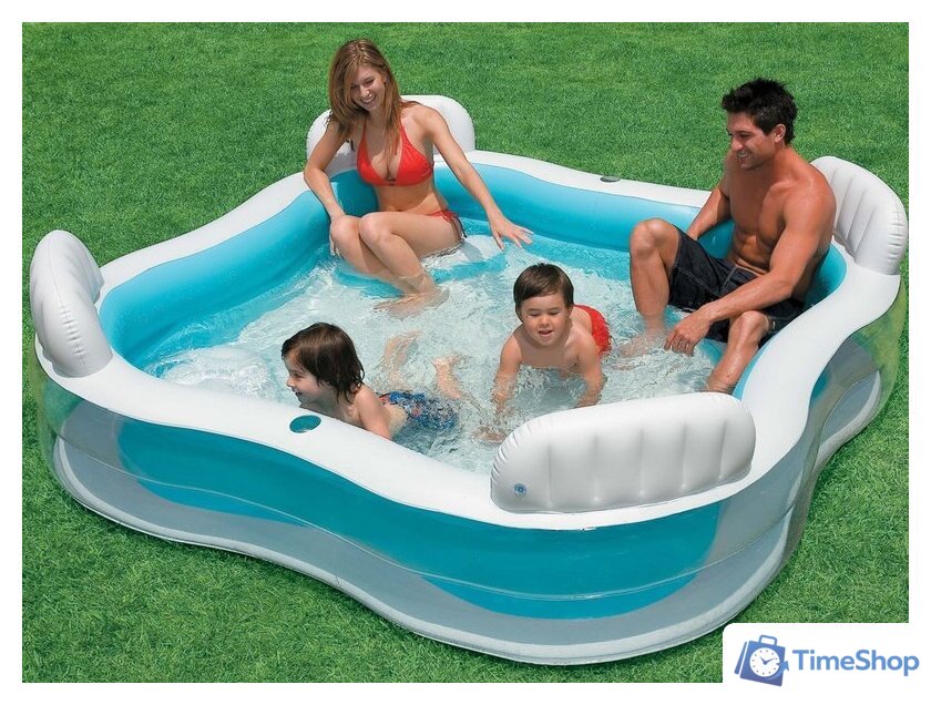 Надувной бассейн Intex Family 229х66 (56475) - Изображение №1 — Интернет-магазин Time-Shop