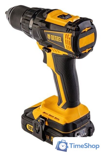 Дрель-шуруповерт Denzel BLDL-IB-IB-18-02 (с 2-мя АКБ, кейс) - Изображение №3 — Интернет-магазин Time-Shop