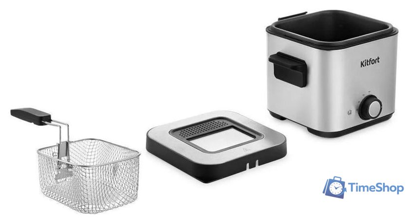 Фритюрница Kitfort KT-4075 - Изображение №5 — Интернет-магазин Time-Shop