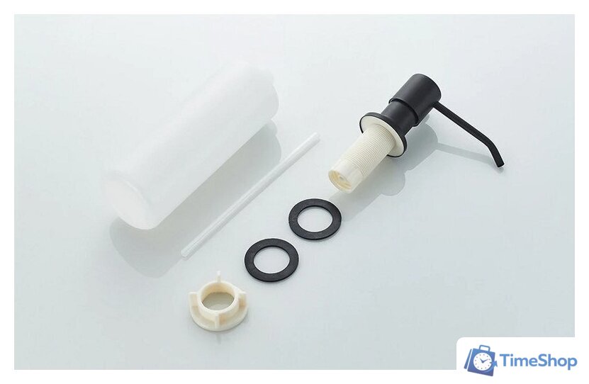 Кухонная мойка БелЭворс New Lux R + смеситель W74004-2 + дозатор L405F (черный) - Изображение №5 — Интернет-магазин Time-Shop