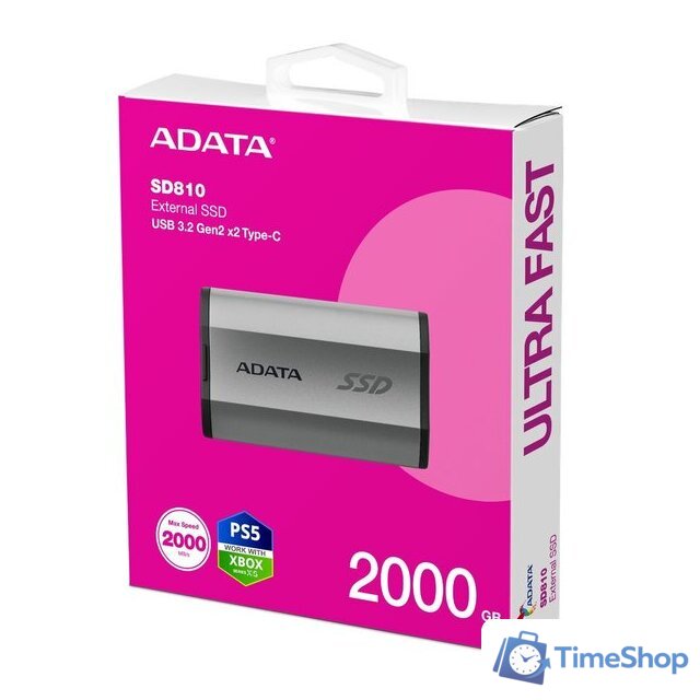 Внешний накопитель ADATA SD810 2TB SD810-2000G-CSG - Изображение №9 — Интернет-магазин Time-Shop