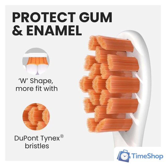 Электрическая зубная щетка Oclean Flow Sonic Electric Toothbrush (белый) - Изображение №5 — Интернет-магазин Time-Shop