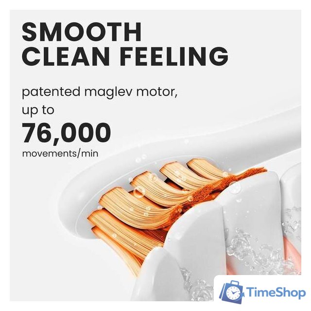 Электрическая зубная щетка Oclean Flow Sonic Electric Toothbrush (белый) - Изображение №2 — Интернет-магазин Time-Shop