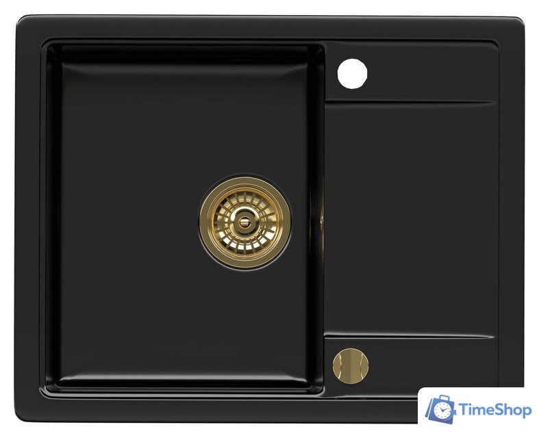 Кухонная мойка Kernau KGS Z 4557 1B1D Deep Black - Изображение №8 — Интернет-магазин Time-Shop