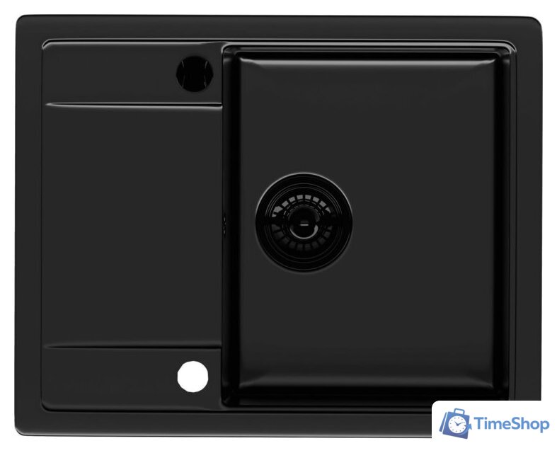 Кухонная мойка Kernau KGS Z 4557 1B1D Deep Black - Изображение №4 — Интернет-магазин Time-Shop