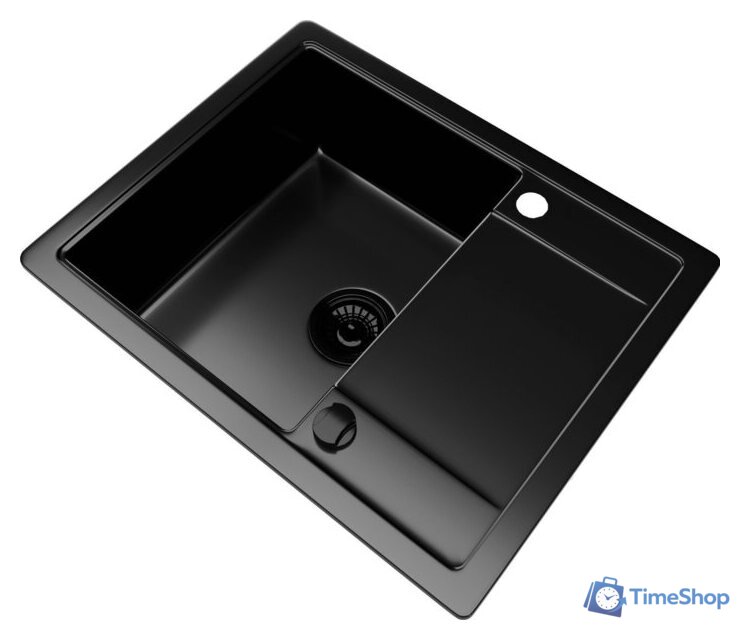 Кухонная мойка Kernau KGS Z 4557 1B1D Deep Black - Изображение №5 — Интернет-магазин Time-Shop