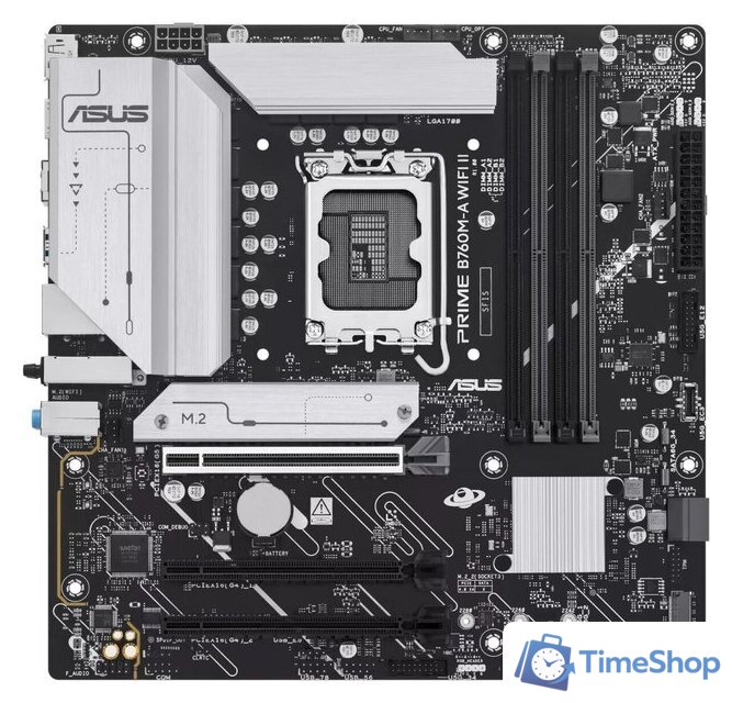 Материнская плата ASUS Prime B760M-A WiFi II - Изображение №1 — Интернет-магазин Time-Shop
