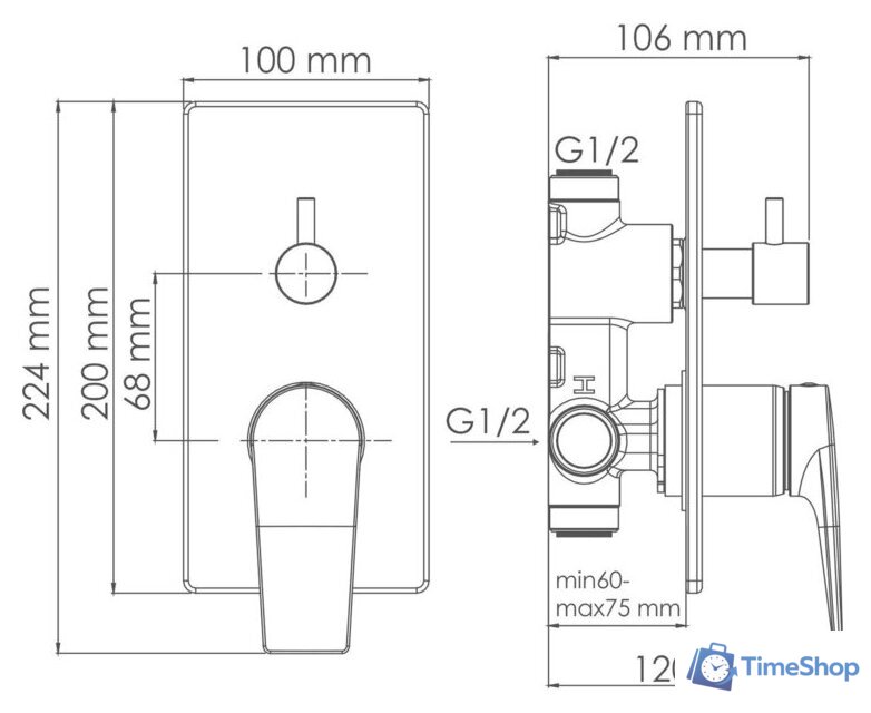 Смеситель Wasserkraft Aisch 5571 - Изображение №2 — Интернет-магазин Time-Shop
