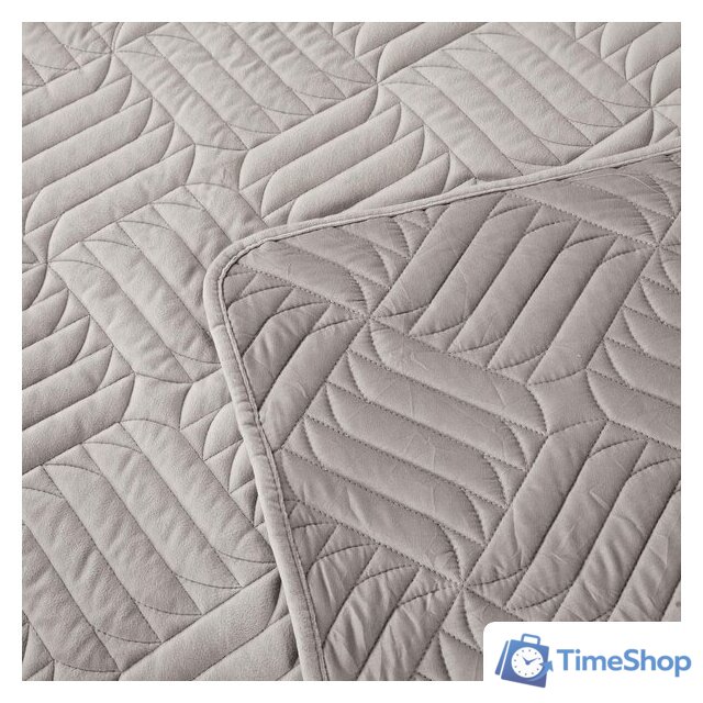 Набор текстиля для спальни Sofi De MarkO Армандо 240х260 Пок-Арм-240х260сс (светло-серый) - Изображение №6 — Интернет-магазин Time-Shop