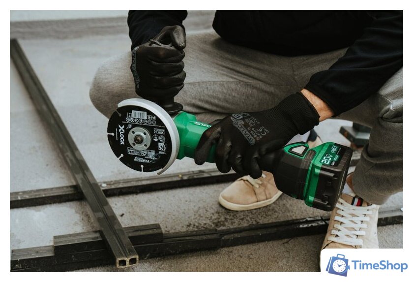 Угловая шлифмашина Stalco S-97303 (без АКБ) - Изображение №10 — Интернет-магазин Time-Shop