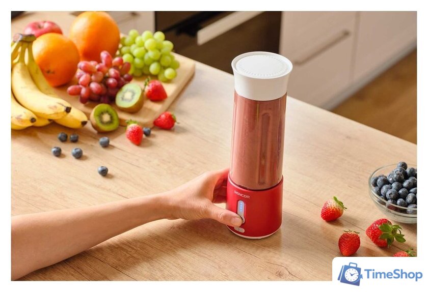 Портативный блендер Sencor SBL 134RD - Изображение №8 — Интернет-магазин Time-Shop