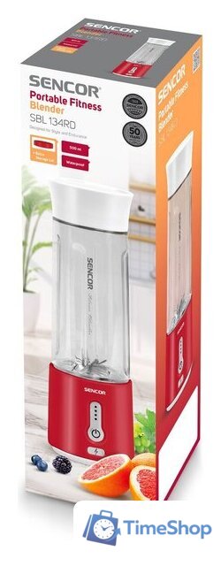 Портативный блендер Sencor SBL 134RD - Изображение №11 — Интернет-магазин Time-Shop