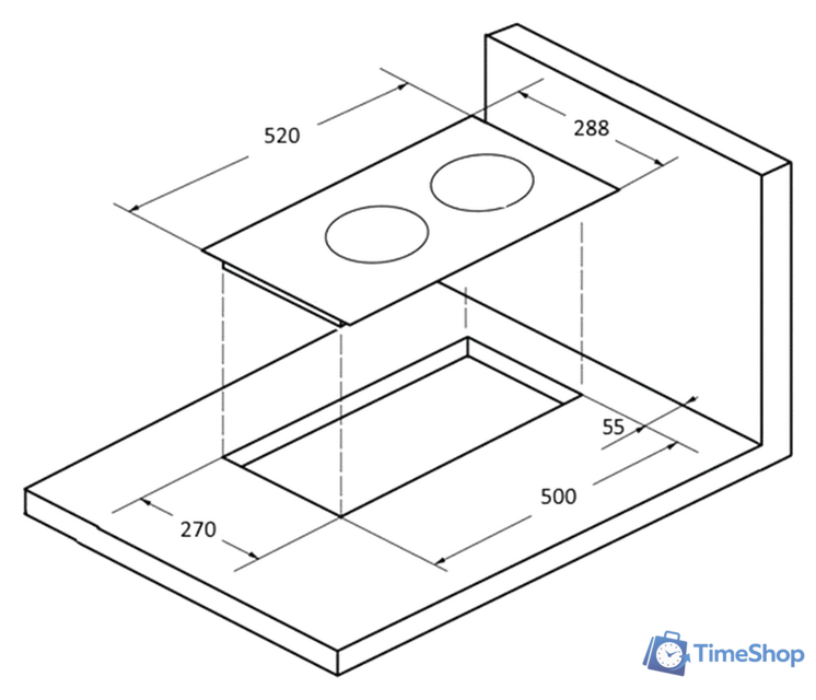 Варочная панель Monsher MHE 33 - Изображение №5 — Интернет-магазин Time-Shop