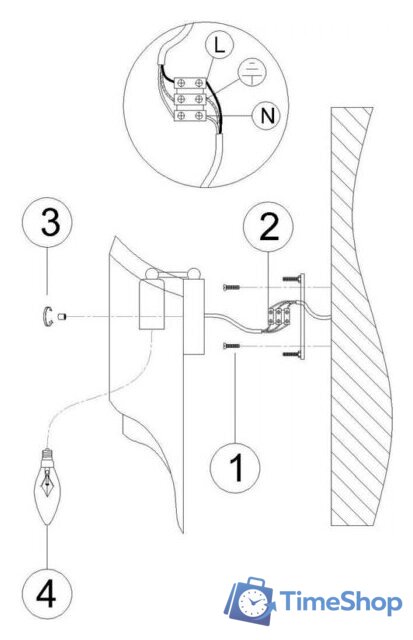 Бра Favourite 1156-2W - Изображение №2 — Интернет-магазин Time-Shop
