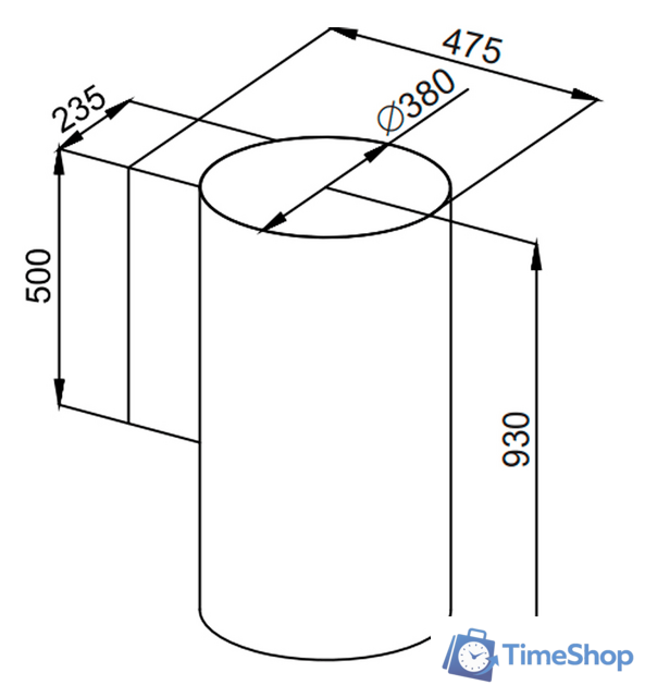 Кухонная вытяжка MAUNFELD Lee Wall sensor 39 (белый) - Изображение №2 — Интернет-магазин Time-Shop