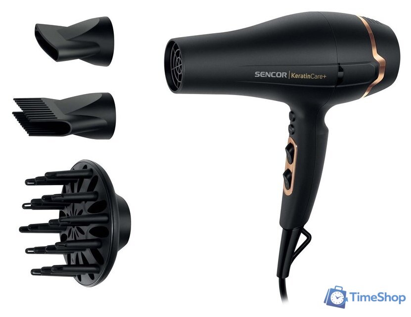 Фен Sencor SHD 8275BK - Изображение №1 — Интернет-магазин Time-Shop