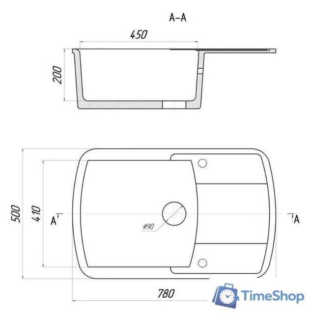 Кухонная мойка Wisent WB29-15 (с сифоном GER013) - Изображение №12 — Интернет-магазин Time-Shop