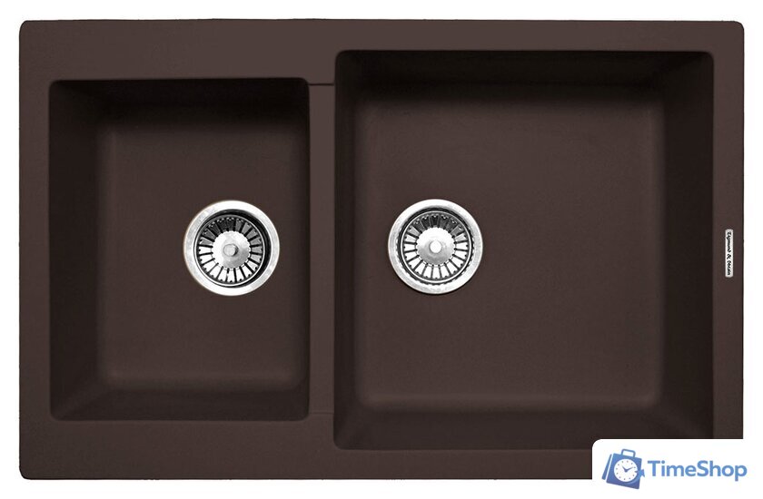 Кухонная мойка Zigmund & Shtain Rechteck 400.275 (швейцарский шоколад) - Изображение №1 — Интернет-магазин Time-Shop