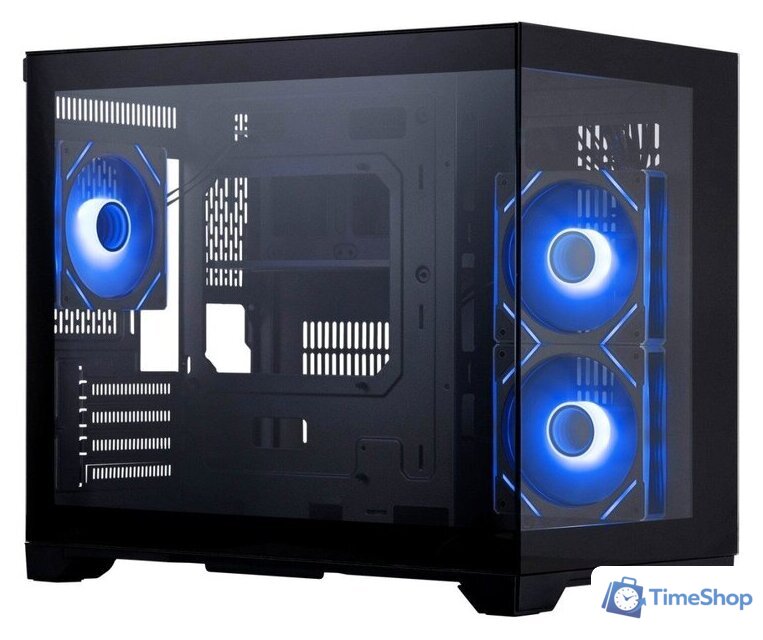 Корпус 1stPlayer MV6-TRANSPARENT ARGB (черный) - Изображение №1 — Интернет-магазин Time-Shop