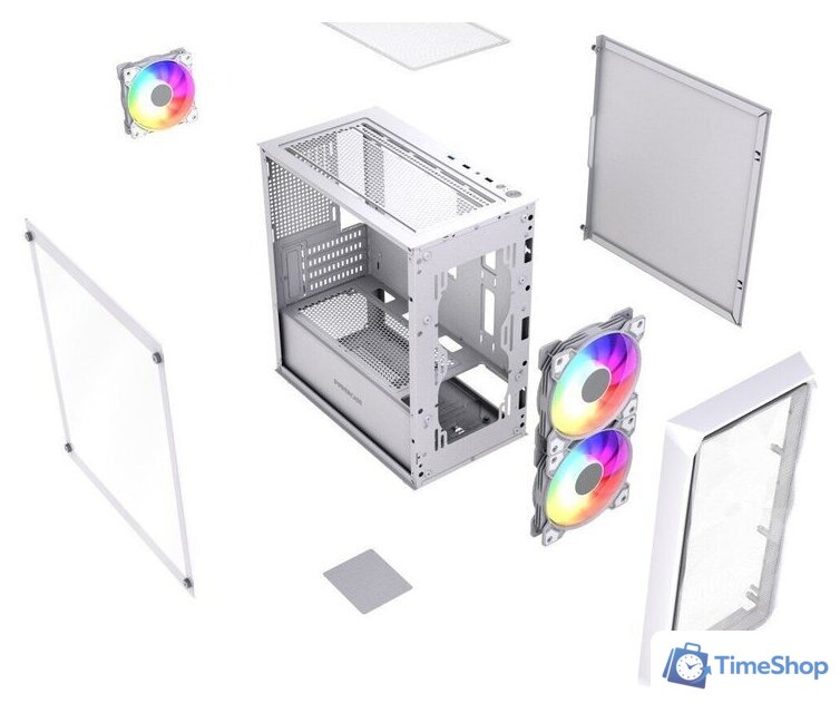 Корпус Powercase Mistral Micro A3W ARGB V2 CMMAW-A3-V2 - Изображение №7 — Интернет-магазин Time-Shop