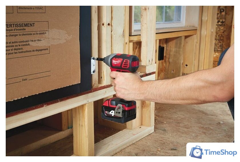 Винтоверт Milwaukee M18 BID-402C 4933443580 (с 2-мя АКБ, кейс) - Изображение №4 — Интернет-магазин Time-Shop