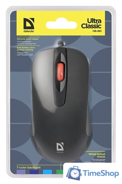 Мышь Defender Ultra Classic MB-280 - Изображение №7 — Интернет-магазин Time-Shop