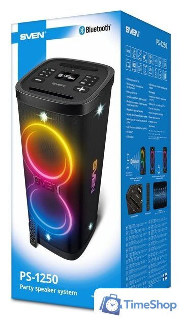 Беспроводная колонка SVEN PS-1250 - Изображение №11 — Интернет-магазин Time-Shop