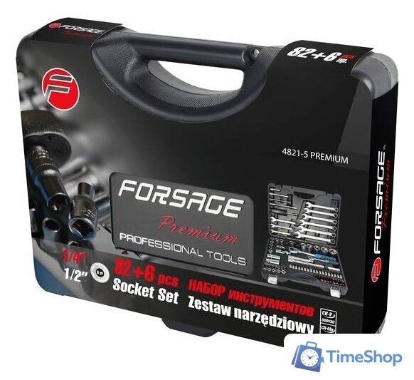 Универсальный набор инструментов FORSAGE F-4821-5 PREMIUM (88 предметов) - Изображение №2 — Интернет-магазин Time-Shop