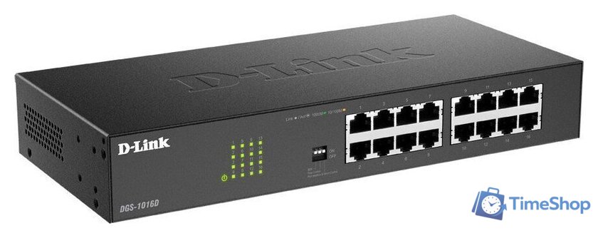 Настраиваемый коммутатор D-Link DGS-1016D/J1A - Изображение №2 — Интернет-магазин Time-Shop