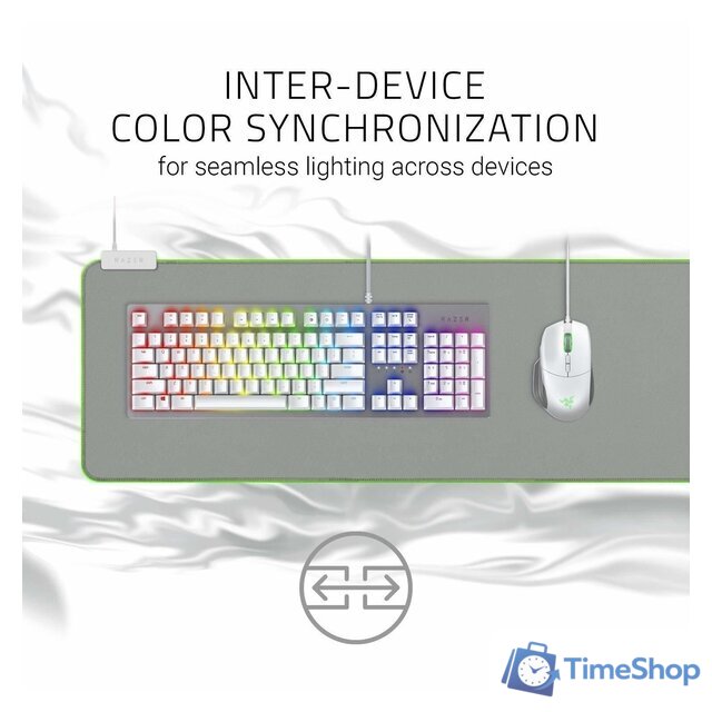 Коврик для стола Razer Goliathus Chroma Extended Mercury White - Изображение №3 — Интернет-магазин Time-Shop
