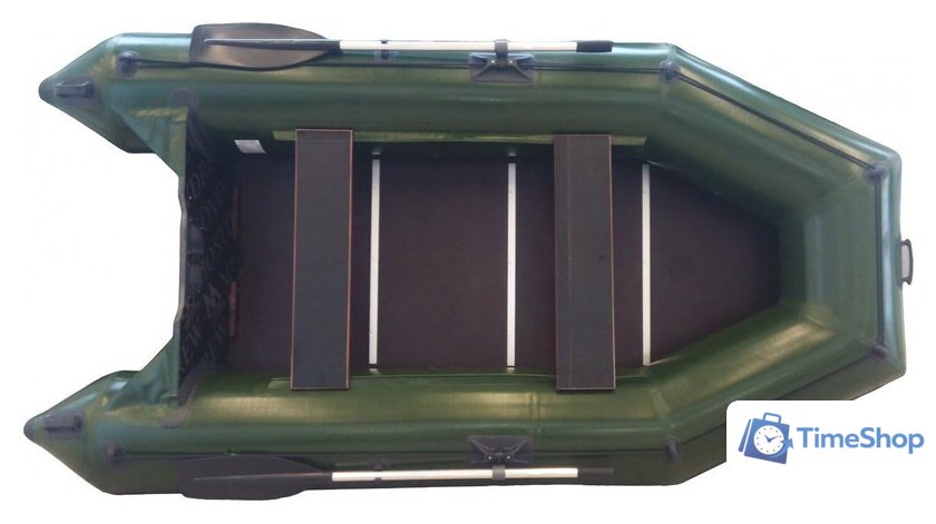 Моторная лодка Vivax Т300 с полом-книгой (с килем, серый/черный) - Изображение №1 — Интернет-магазин Time-Shop