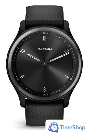 Умные часы Garmin Vivomove Sport (черный/черный сланцевый) - Изображение №2 — Интернет-магазин Time-Shop