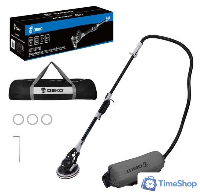 Шлифмашина для стен и потолков Deko DKWS1300 PRO 084-1100 - Изображение №1 — Интернет-магазин Time-Shop