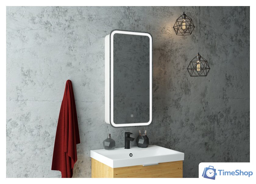  Континент Шкаф с зеркалом Elliott Led 40х80 (левый) - Изображение №17 — Интернет-магазин Time-Shop