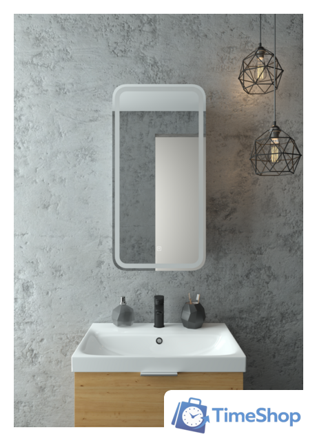  Континент Шкаф с зеркалом Elliott Led 40х80 (левый) - Изображение №5 — Интернет-магазин Time-Shop