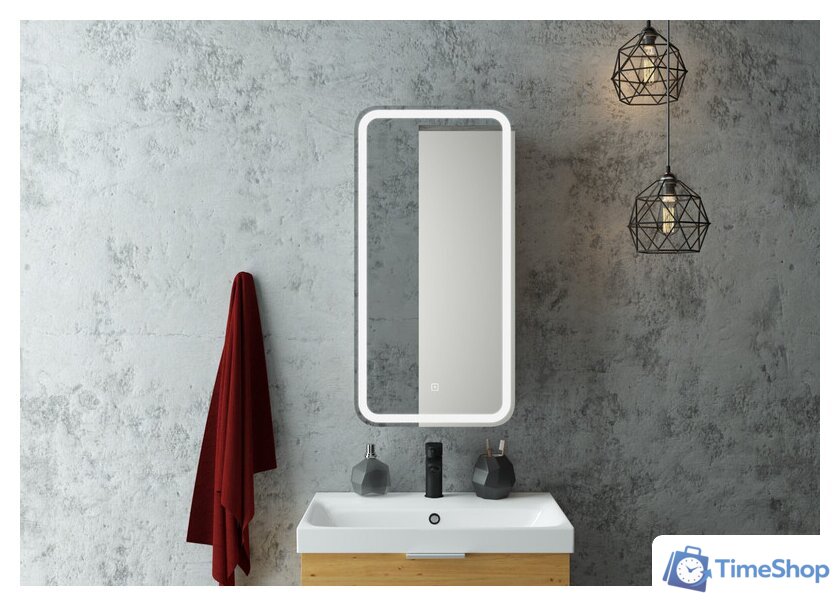  Континент Шкаф с зеркалом Elliott Led 40х80 (левый) - Изображение №6 — Интернет-магазин Time-Shop