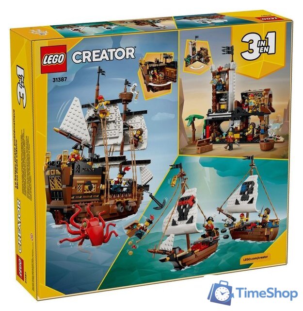 Конструктор LEGO Creator 3 в 1 31387 Легендарный пиратский корабль - Изображение №19 — Интернет-магазин Time-Shop