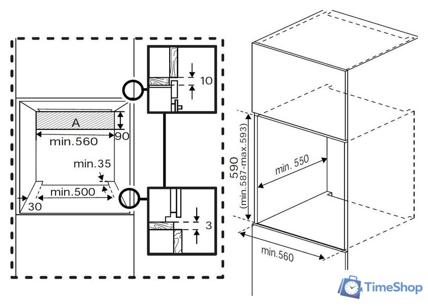 Электрический духовой шкаф Indesit IFE 4841 J BL - Изображение №6 — Интернет-магазин Time-Shop