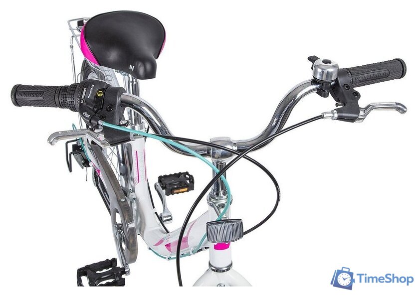 Детский велосипед Novatrack Ancona 20 2019 20AH6V.ANCONA.WT9 (белый) - Изображение №4 — Интернет-магазин Time-Shop