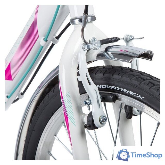 Детский велосипед Novatrack Ancona 20 2019 20AH6V.ANCONA.WT9 (белый) - Изображение №3 — Интернет-магазин Time-Shop