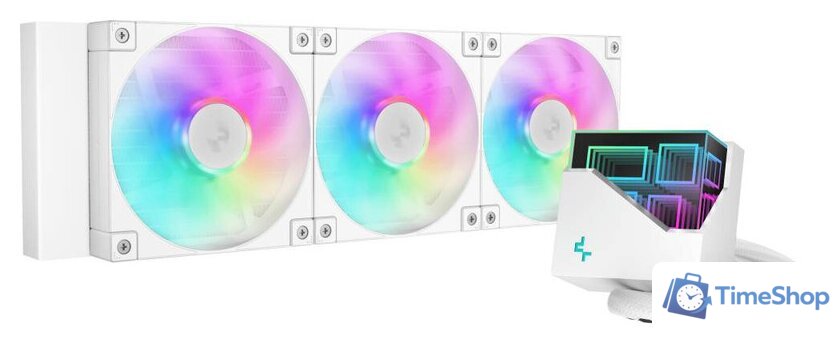 Система жидкостного охлаждения для процессора DeepCool LT360 WH ARGB R-LT360-WHAMNC-G-1 - Изображение №1 — Интернет-магазин Time-Shop