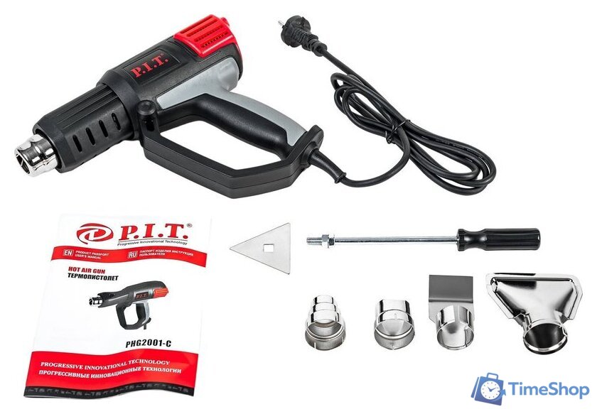 Промышленный фен P.I.T. PHG2001-C (кейс) - Изображение №4 — Интернет-магазин Time-Shop