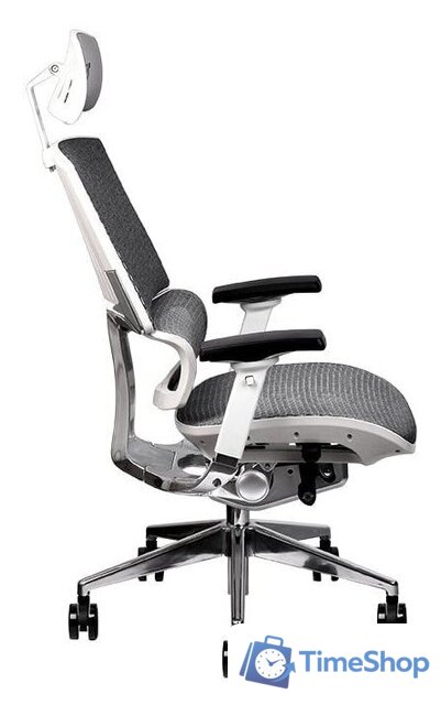 Офисное кресло Thermaltake CyberChair E500 GGC-EG5-BWLFDM-01 (серый) - Изображение №4 — Интернет-магазин Time-Shop