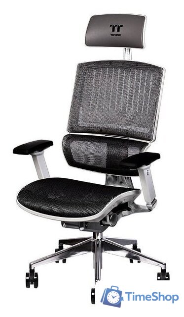 Офисное кресло Thermaltake CyberChair E500 GGC-EG5-BWLFDM-01 (серый) - Изображение №3 — Интернет-магазин Time-Shop